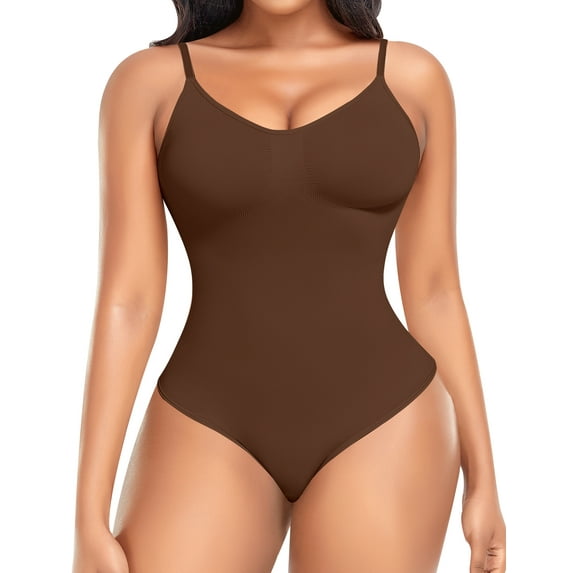 Slimming Shapewear Bodysuit for Women Tummy Control Sculpting Body Shaper Thong Bodysuit Shaping Tank Tops