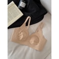 thumbnail image 1 of Slimming Wireless Bra With Seamless Design For Women, Featuring A Rabbit Ear Shape. Breathable Comfort For A Flattering Fit, Ideal For Larger Busts., 1 of 8