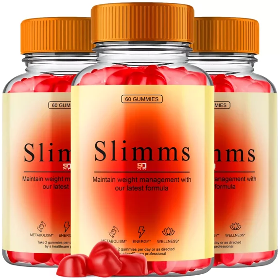 Slimms Keto Gummies Promotes Weight Management, Metabolism and Energy (3 Pack)
