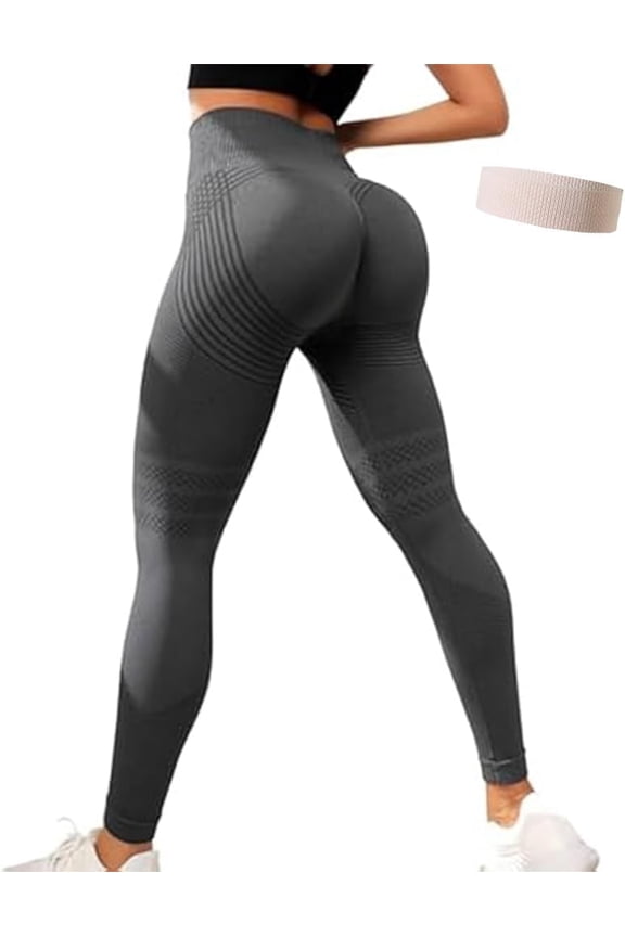 Slimove 3D Leggings for Women - High Waisted Tummy Control & Butt Lifting Anti Cellulite Leggings, Sculpting Yoga Pants with Instant Slimming Effect for Gym Workout