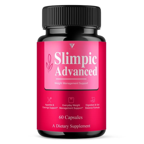 Slimpic Advanced Capsules, Slimpic Premium Wellness Support Supplement (60 Capsules)