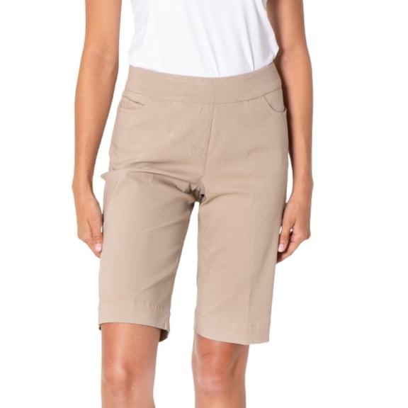 Slimsation Pull-On Stone Shorts Women 18