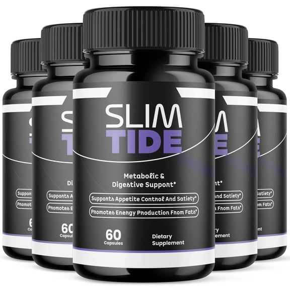 Slimtide Advanced Formula Pills Supporting Energy and Healthy Lifestyle Slim Tide 300 Capsules