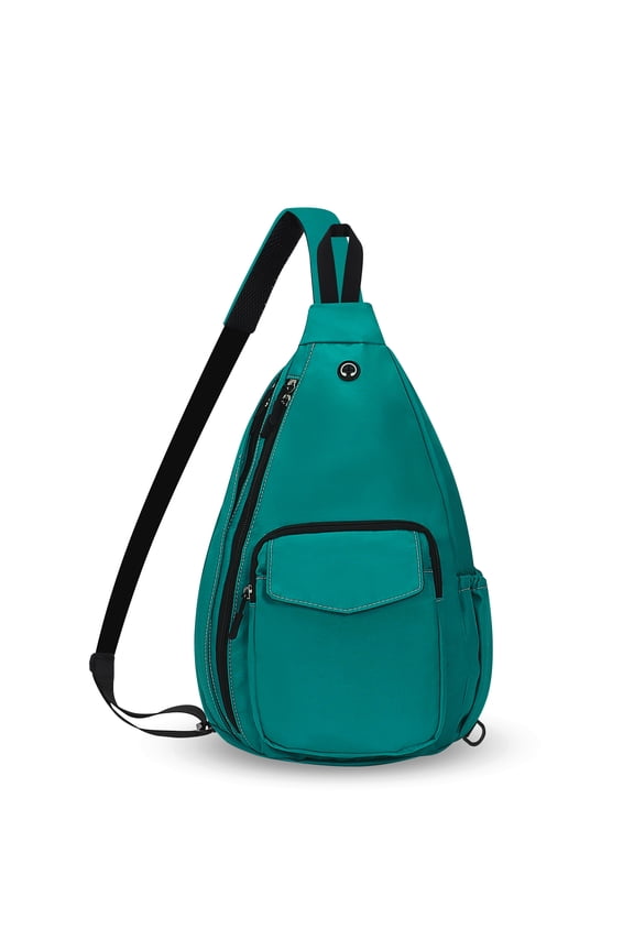 Sling Backpack Crossbody Chest Bag for Women Men Left and Right Shoulder Purse Water Repellent Gym Daypack