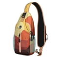thumbnail image 1 of Sling Backpack Crossbody Shoulder BagCrossbody Sling Bag for Hiking Dating Gym Cycling Working Cactus Desert, 1 of 6