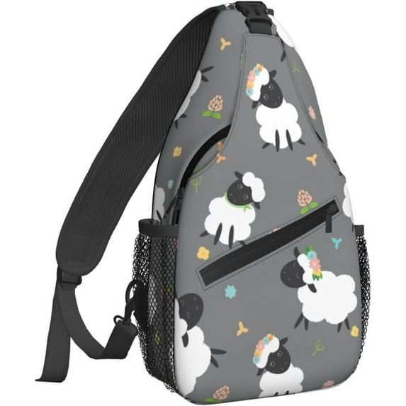 Sling Backpack Crossbody Sling Bag for Women Men Shoulder Bag Travel Hiking Daypack