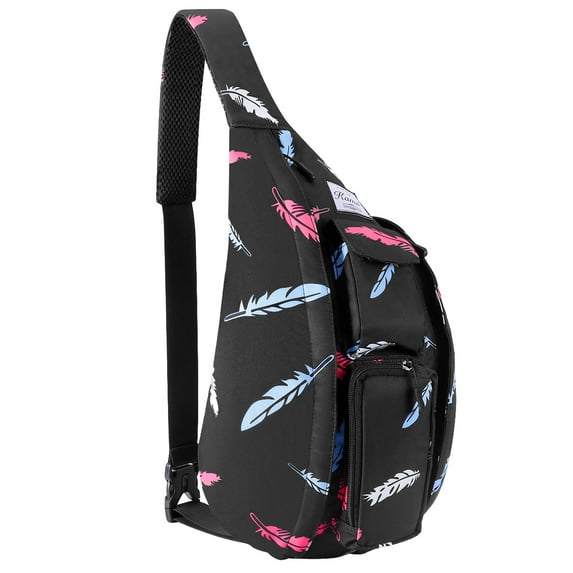 Sling Backpack- Rope Bag Crossbody Backpack Travel Multipurpose Unisex Daypack