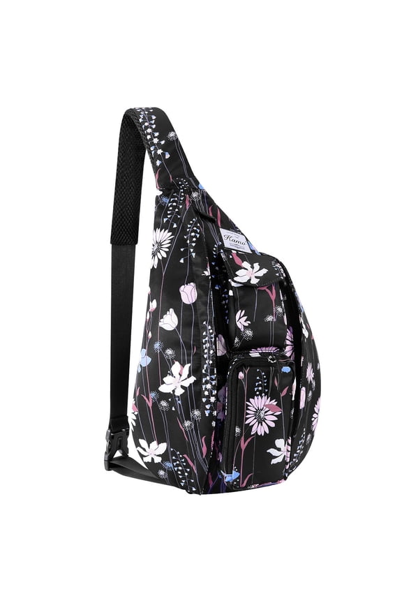Sling Backpack- Rope Bag Crossbody Backpack Travel Multipurpose Unisex Daypack