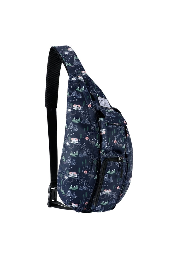 Sling Backpack- Rope Bag Crossbody Backpack Travel Multipurpose Unisex Daypack