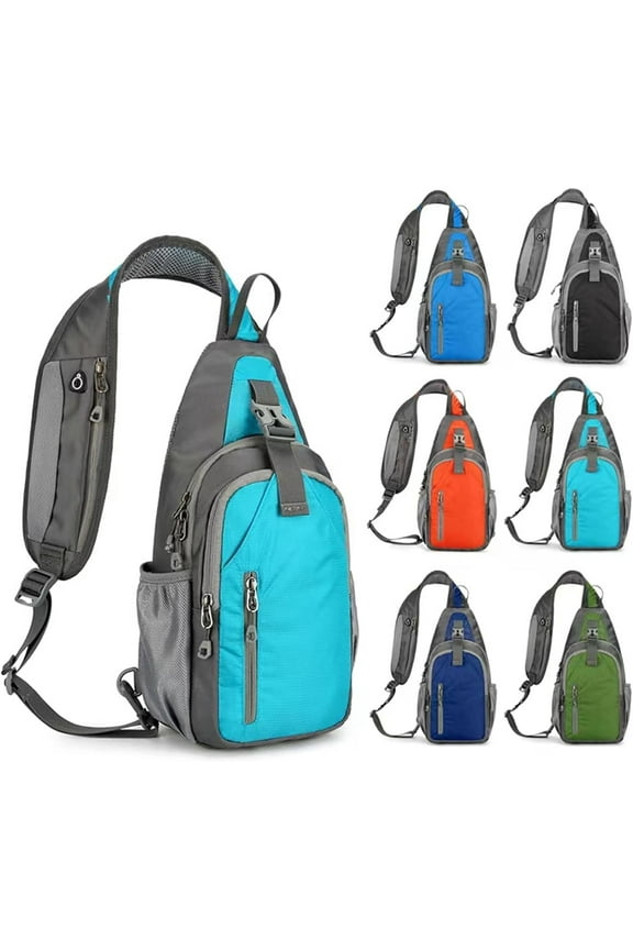 Sling Backpack Sling Bag Crossbody Daypack Lightweight Hiking Pack Chest Bag With Front Pocket For Women Men Travel