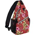 thumbnail image 1 of Sling Backpack,Travel Hiking Daypack Periwinkle Crossbody Shoulder Bag, 1 of 6