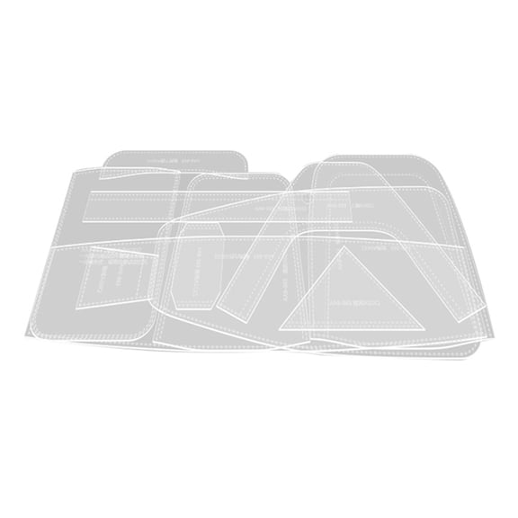 Sling Bag Acrylic Template,Leather Pattern Acrylic Leather Templates for Capacity Crossbody Backpack,-863