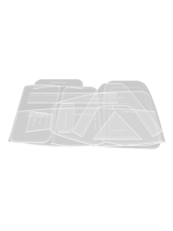 Sling Bag Acrylic Template,Leather Pattern Acrylic Leather Templates for Capacity Crossbody Backpack,-863