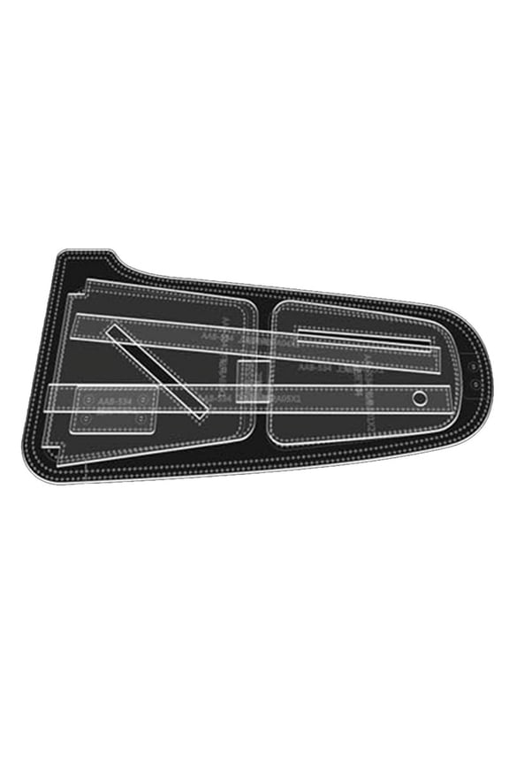 Sling Bag Acrylic Template,Leather Pattern Acrylic Leather Templates for Crossbody Bac y14370