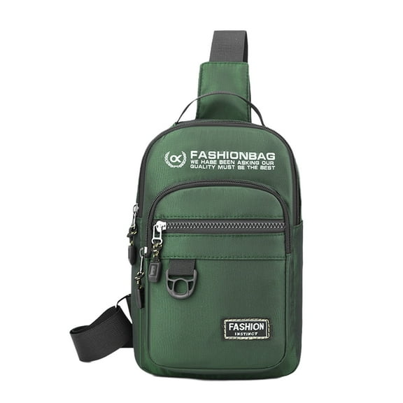 Sling Bag Anti-theft Crossbody Chest Shoulder Backpack Women Men, Lightweight Personal Pocket Bag for Hiking Travel