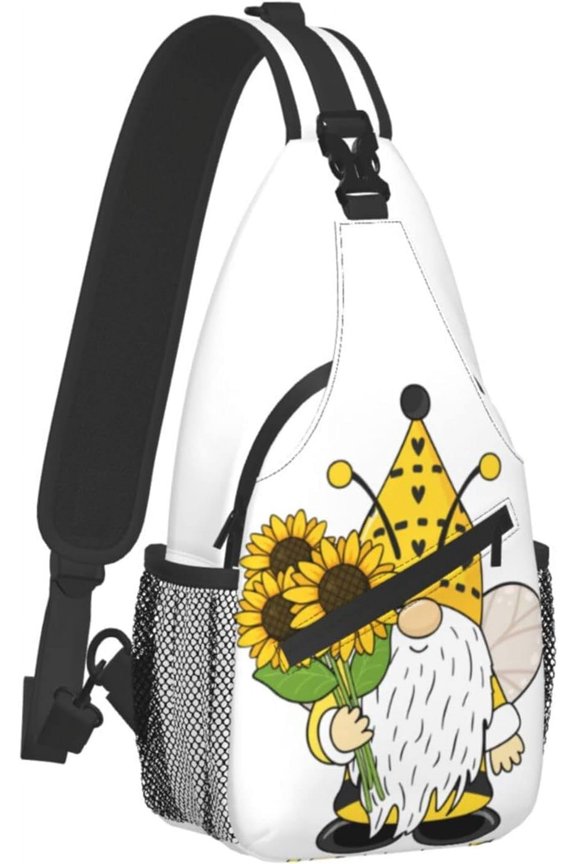 Sling Bag Baseball Hiking Day Shoulder Back Travel Chest for Men Women