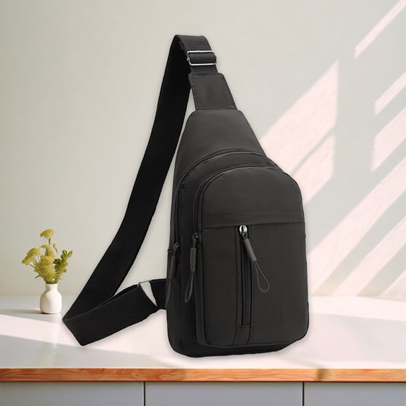 Sling Bag, Chest Bag Crossbody Bag for Men and Women, Lightweight Small Backpack with Adjustable Strap, Multi-Way Wear for Travel, Sports, and Daily Use