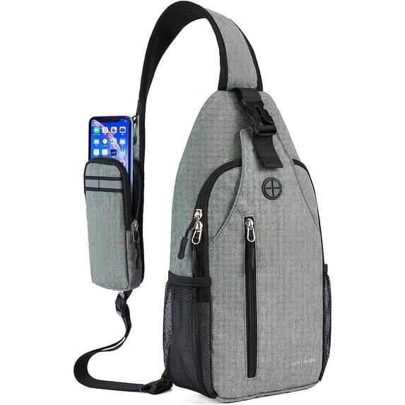 Sling Bag, Crossbody Backpack Shoulder Chest Bag for Men Women Travel Hiking Casual Daypack