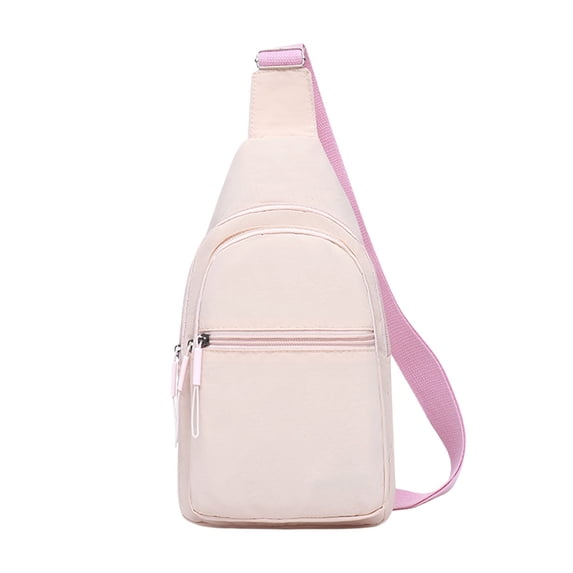 Sling Bag Crossbody Multi-Pocket Portable Storage for Daily Travel Sports Use