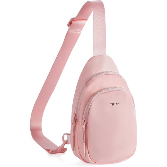 Sling Bag Crossbody Purse Fanny Pack for women Small Chest Bag Lightweight with Adjustable Strap Black