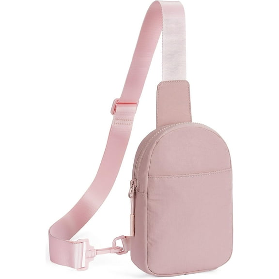 Sling Bag Crossbody Purse Fanny Pack for women Small Chest Bag Lightweight with Adjustable Strap Black