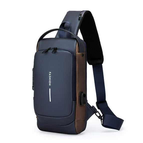 Sling Bag For Men Anti Theft Crossbody Bag With Large Capacity Waterproof Design For Daily Commute