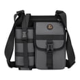 thumbnail image 1 of Sling Bag Men Crossbody Bag With Bottle Holder Multi-layer Adjustable Chest Bag Backpack Portable Sling Backpack For Sports Gym Hiking Fishing Gray, 1 of 5
