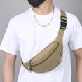 thumbnail image 1 of Sling Bag Men Crossbody Women,Fanny Pack for Men & Women,Fashion Waist Packs with Adjustable Belt,Casual Bag for Travel Hiking Sports Running(Khaki), 1 of 6