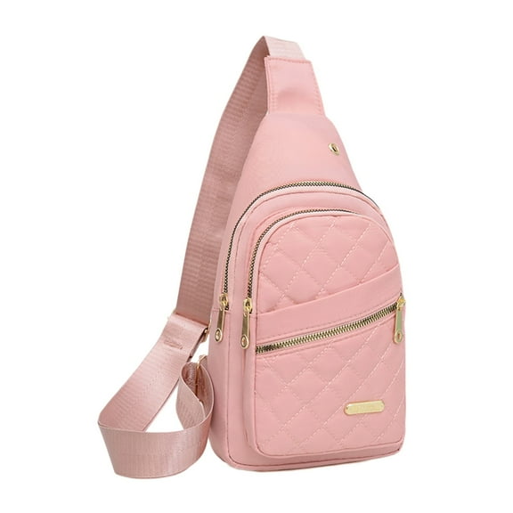 Sling Bag for Men,Sling Bag,Crossbody Sling Backpack,Sling Bag for Women Men,Crossbody Sling Backpack Small Sling Bag Multipurpose Crossbody Shoulder Bag Travel Hiking Backpack(Pink 12*6in)