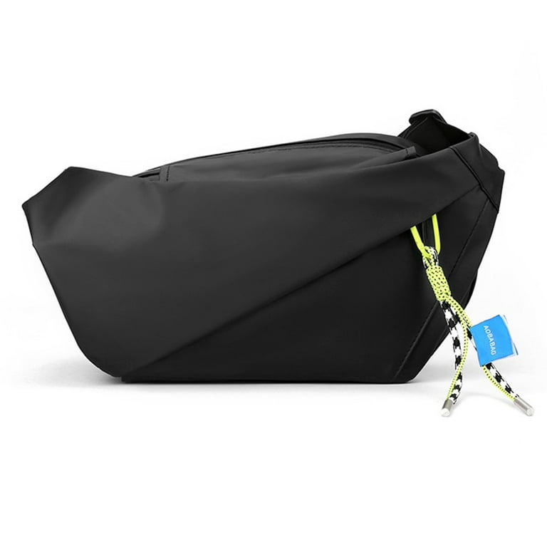 Sling Bag - Quick Access, Expandable, Multipurpose Crossbody Bag Waterproof  Chest Shoulder Backpack Casual Daypack for Travel Work,black,black，G61067