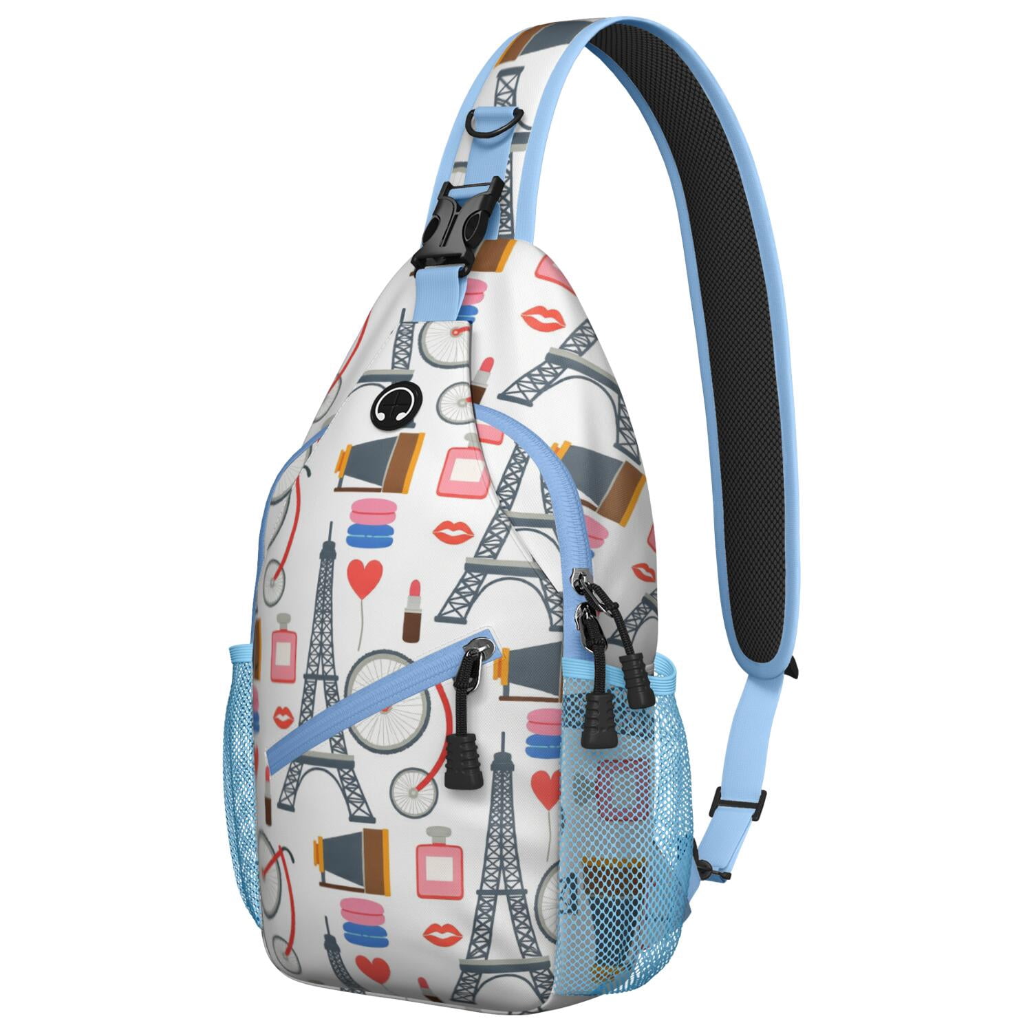 Sling Bag Tower Travel Sling Bag Casual Bag for Men Women