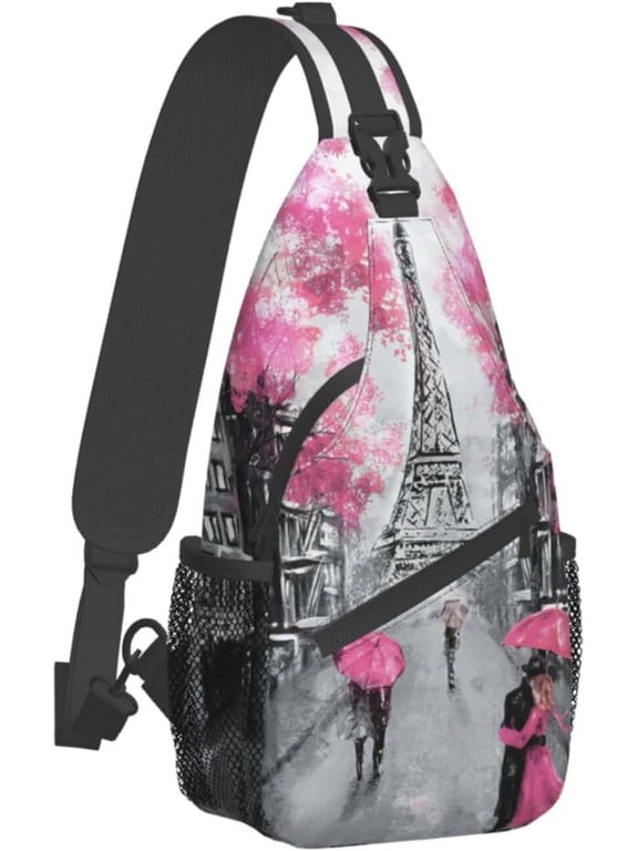 Sling Bag, Wild Horses Crossbody Sling Backpack Travel Hiking Chest Bag Daypack For Purses Shoulder Body Bag Women Men'S