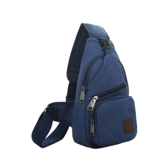 Sling Bag for Women Men QTOCIO Thickened Zipper Outdoor Canvas Chest Bag New Men's Chest Bag Hiking Backpack Multipurpose Crossbody Chest Bag Messenger Bag Men's And Women's Chest Bag