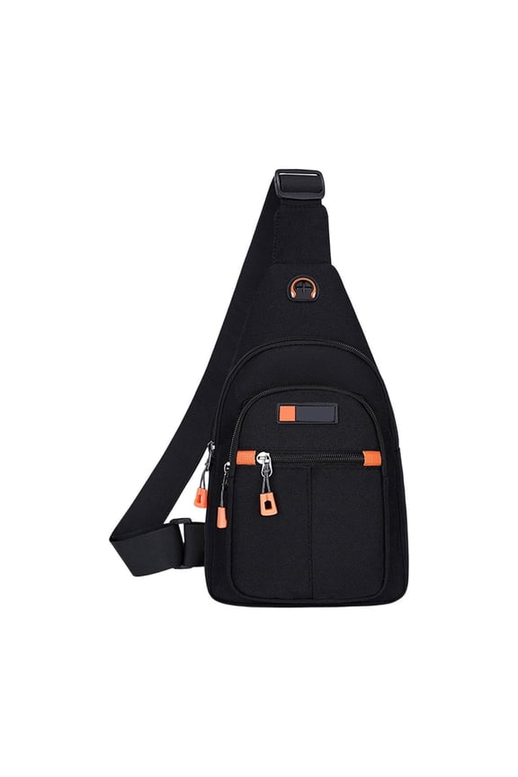 Sling Bag for Men Women Crossbody Chest Bag Multi Pocket Nylon Shoulder Backpack Water for Travel Hiking Outdoor Casual Daypack Work Deliv