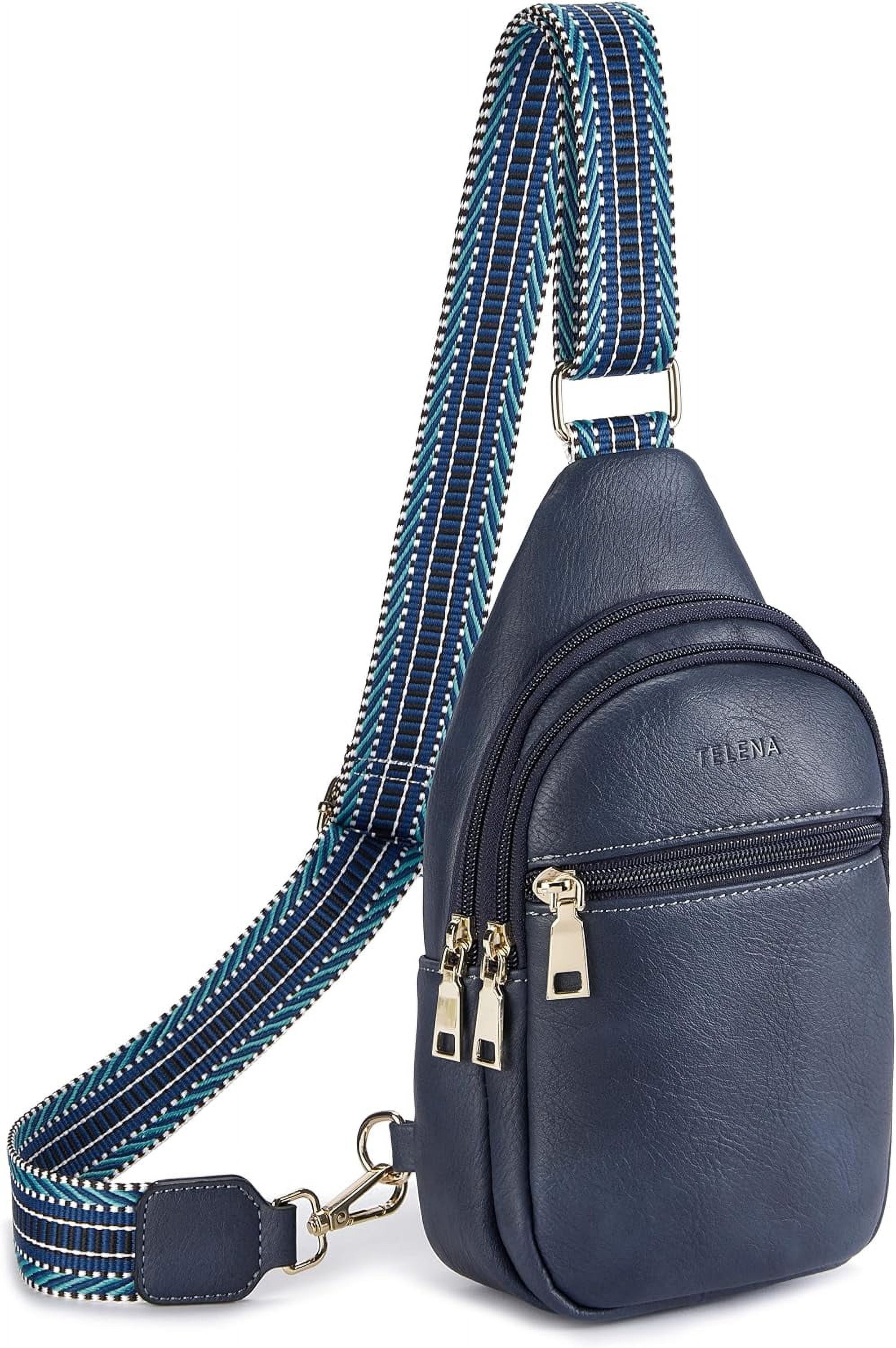 Sling Bag for Women Crossbody Fanny Packs for Women Leather Sling Chest Bag