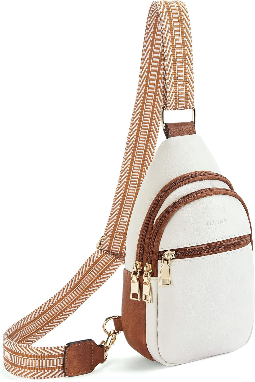 Sling Bag for Women Crossbody Fanny Packs for Women Leather Sling Chest Bag