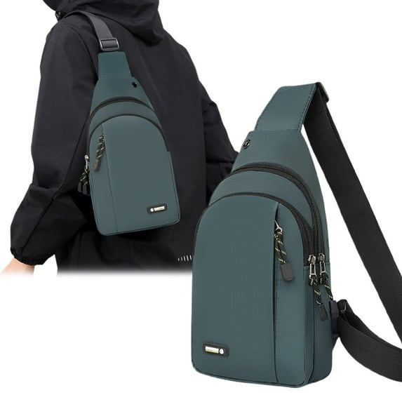 Sling Bag for Women Men QTOCIO Fashion Casual Large Capacity Crossbody Bag Splashproof Trend Travel Shoulder Bag Chest Bag