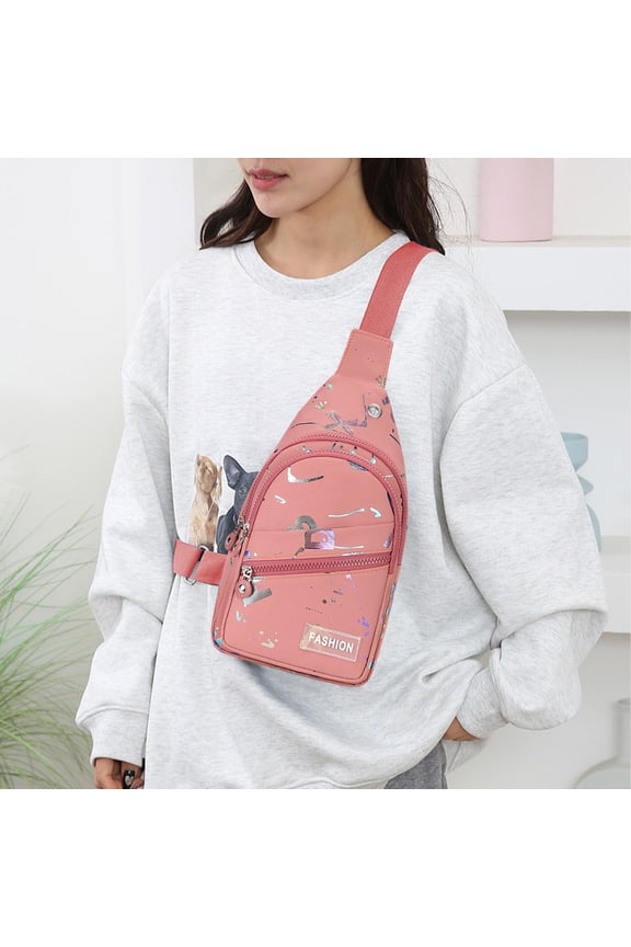 Sling Bags for Women Crossbody Crossbody Running Pack With Adjust Running Belts And 2 Zippers Pockets For Women And Men Workout Travelling Jogging Cycling Hiking Waist Pack Crossbody Bags for Women