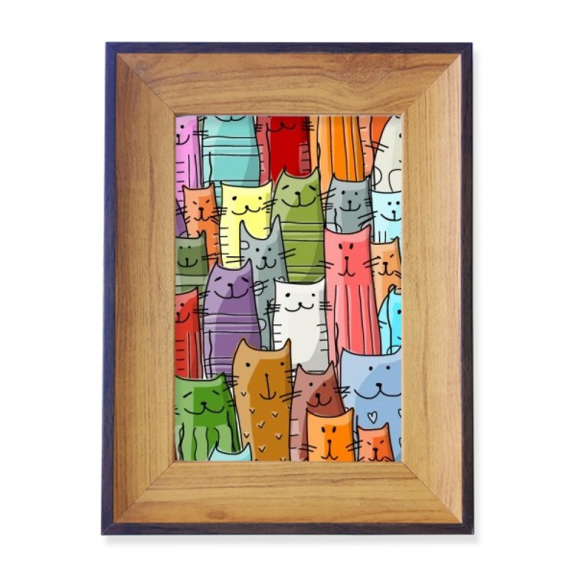 Sling Cartoon Cute Cat Protect Animal Pet Lover Photo Frame Exhibition Display Art Desktop Painting