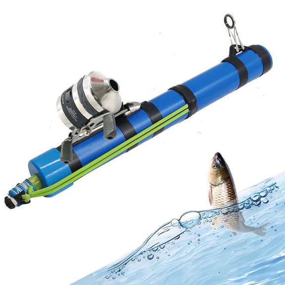 Sling Caster Fishing Pole, Portable Slingcaster Catapult Rod Combo, Compact Lightweight Outdoor Fishing Gear For Travel Anglers
