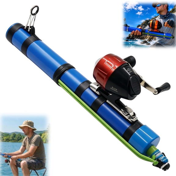 Sling Caster Fishing Pole, Telescopic LongDistance Casting & Lure Launcher Tool,Sturdy and Durable for Saltwater and Freshwater Fishing Gear