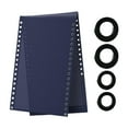 thumbnail image 1 of Sling Chair Replacement Fabric Reclining Mesh High Elasticity 160x52cm Blue for Folding Bungee Chairs Backyard, 1 of 9