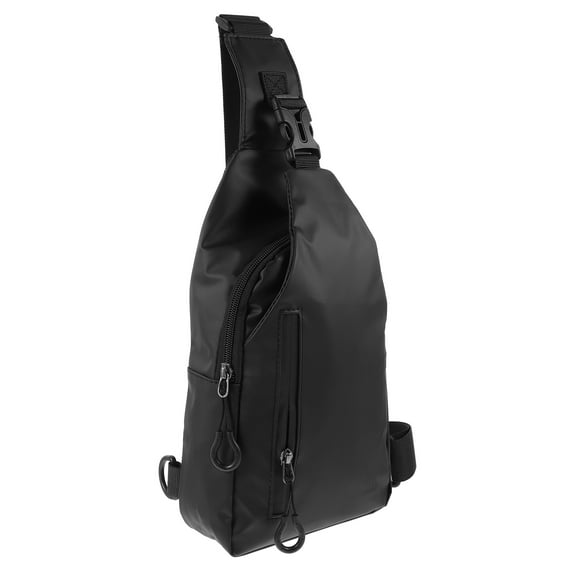 FONDOTIN Breathable Crossbody Shoulder Bag in Black for Outdoor Sports and Daily Use