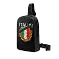 thumbnail image 1 of Sling Crossbody Backpack Italia Italian Italy Collapsible Chest Shoulder Cross Body Bag Daypack for Women Men, 1 of 7