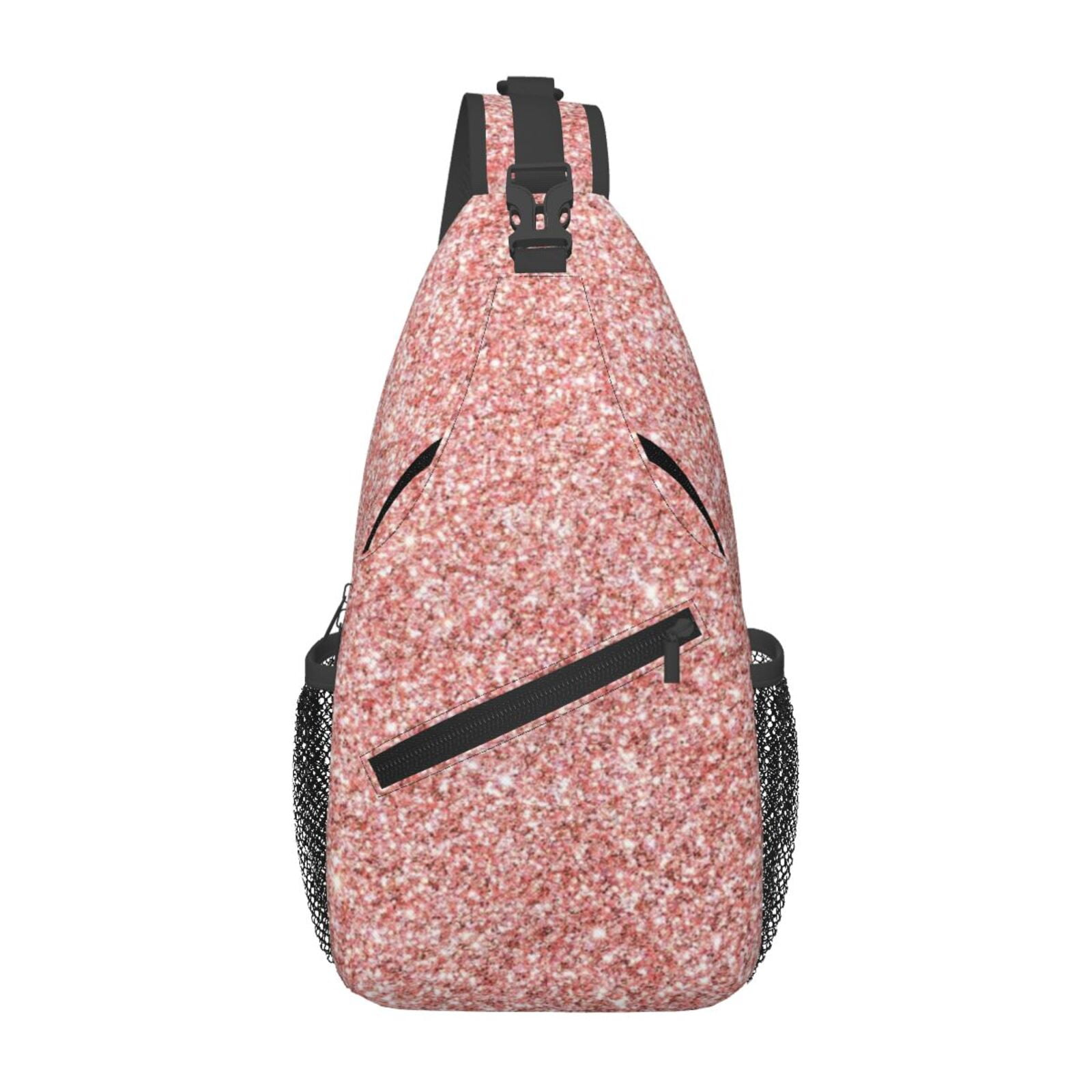 Women's Small Crossbody Sling Bag - Lilac Nylon Daypack For Travel, Hiking, Running-775212