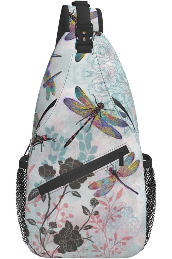 Sling Daypacks,adjustable Rope Crossbody One Bag Travel Hiking Cycling for Men Women ...