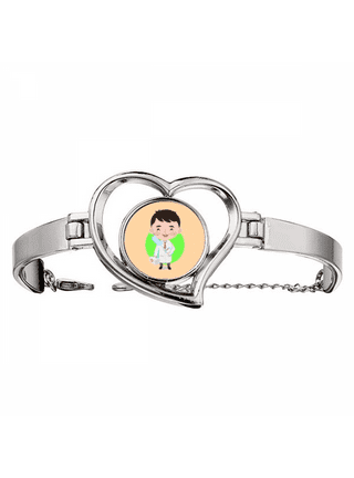 RN Nurse Charm Bangle Bracelet - Graduation Gift For Nurses, Copper Bracelet In Silver/Gold/Rose Gold