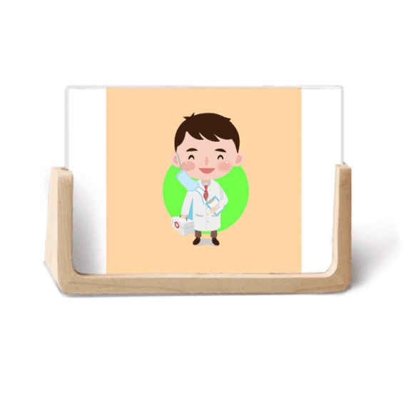 Sling Doctor Nurse Treatment Job Photo Wooden Photo Frame Tabletop Display