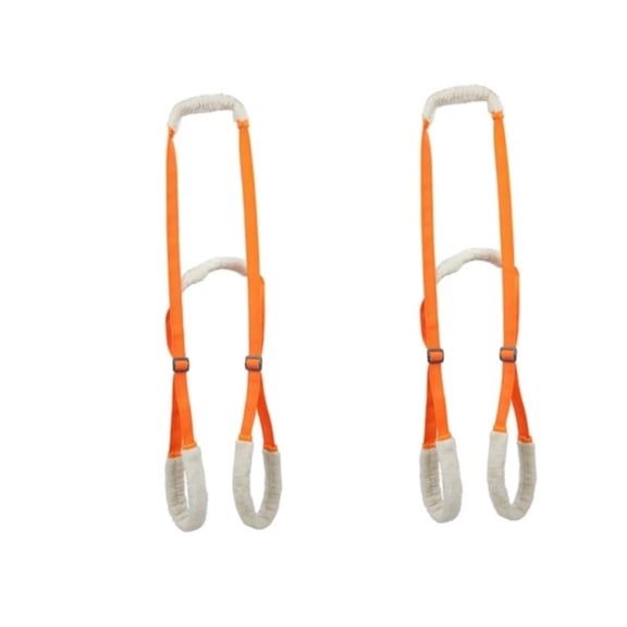 Sling for Dogs Back Legs Rear Support Harness for Paralyzed or Handicapped Pets Assistance Lift Slings for Hind Leg Mobility Small Dog Handicap Supplies for Joint Injuries (Orange)2pcs