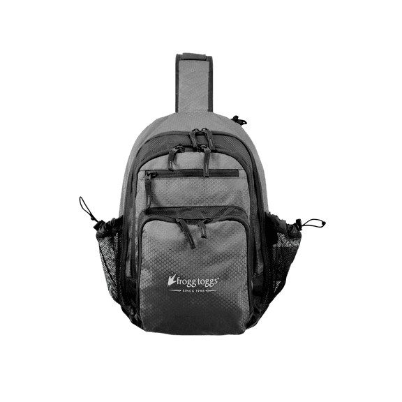 Frogg Toggs Sling Pack Fishing Bag with Dual Access for 3600/3700 Tackle Trays, Black